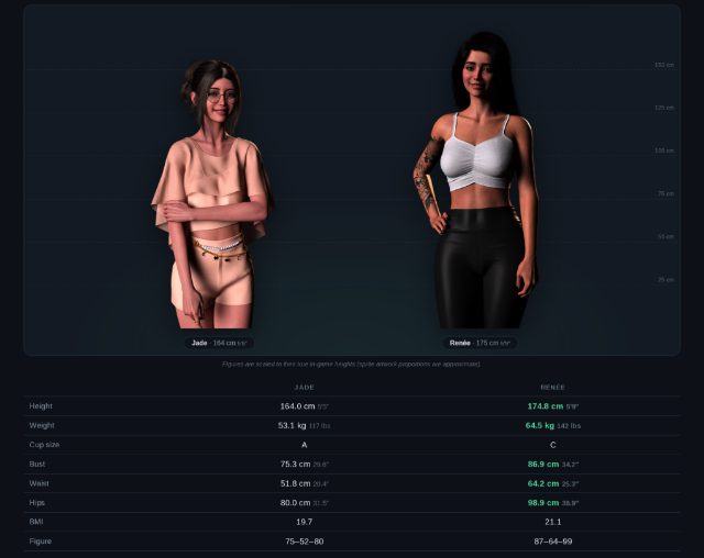 Stat comparison preview